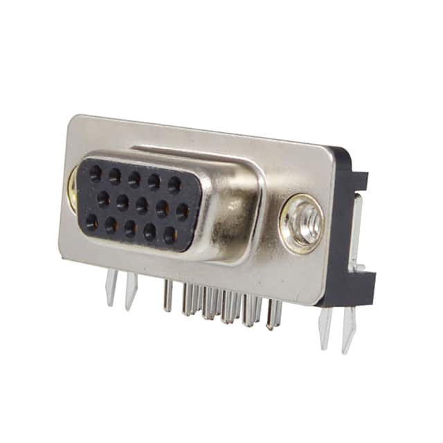 K61X-E15S-N CONN D-SUB HD RCPT 15P R/A SLDR