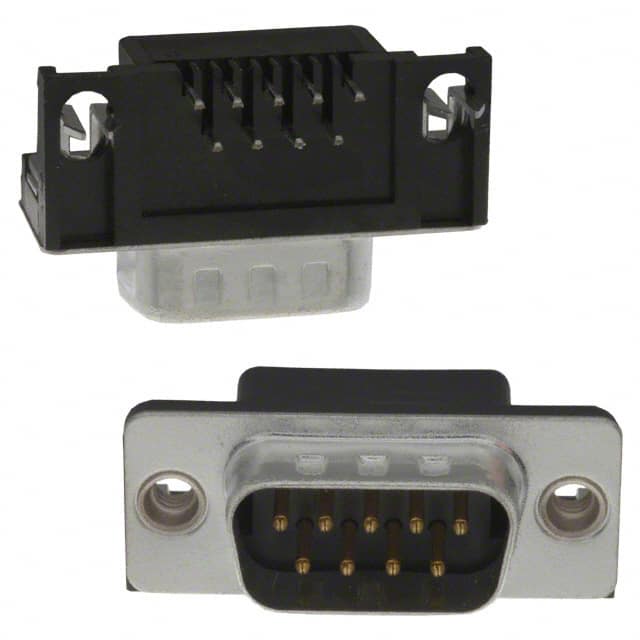6E17C-009P-AJ-121 CONN D-SUB PLUG 9POS R/A SLDR