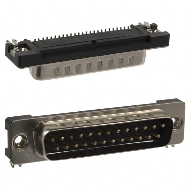 190-025-163R001 CONN D-SUB PLUG 25P SMD R/A SLDR