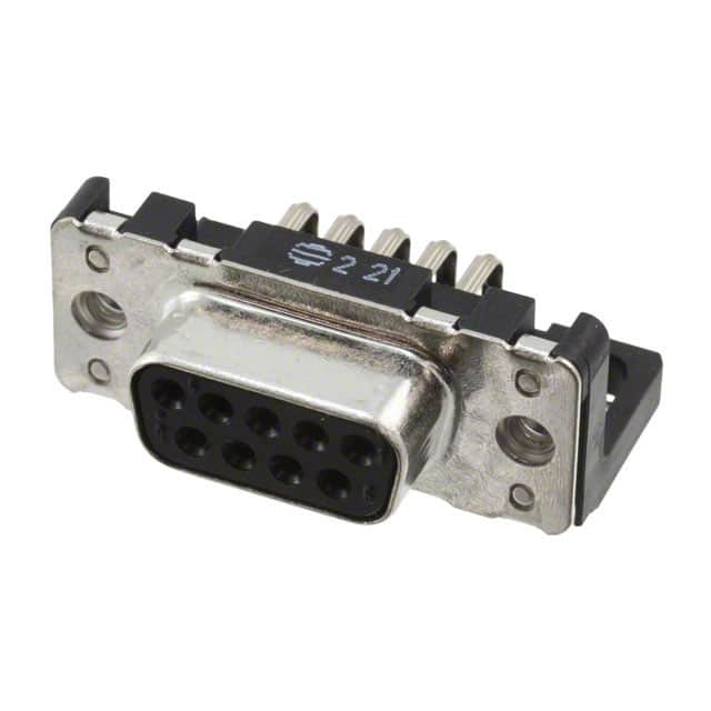 09661526612 CONN D-SUB RCPT 9POS R/A SLDR