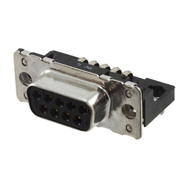 09661526616 CONN D-SUB RCPT 9POS R/A SLDR