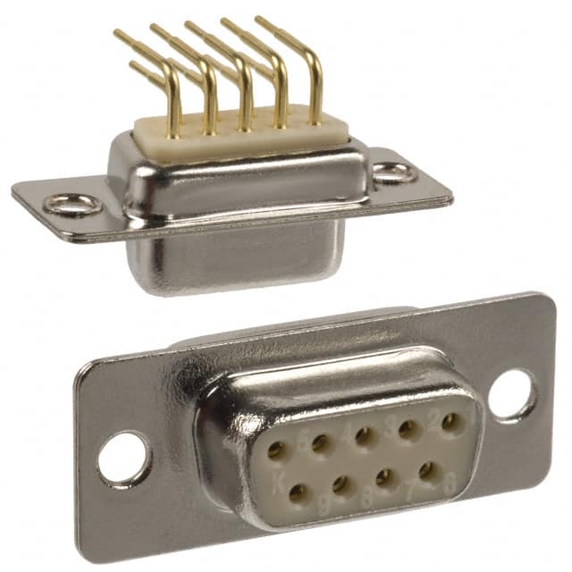173-E09-213R001 CONN D-SUB RCPT 9POS R/A SLDR