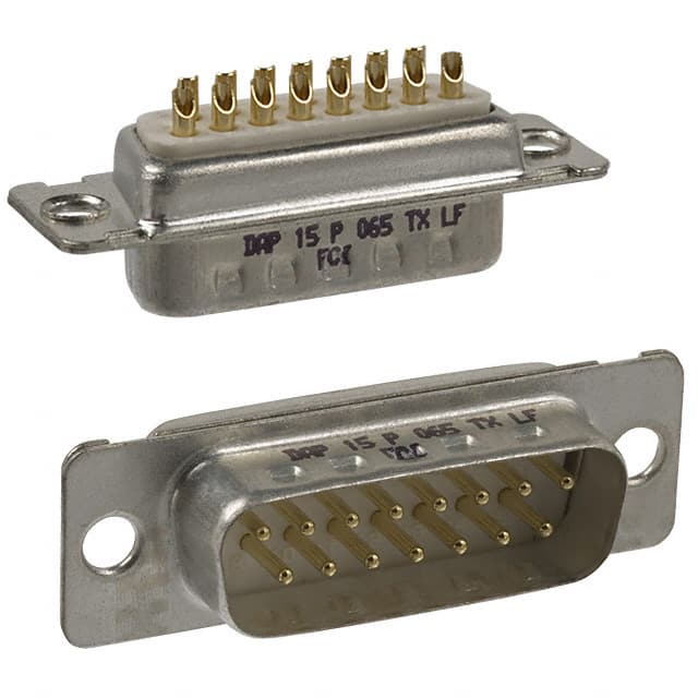 DAP15P065TXLF CONN D-SUB PLUG 15POS SLDR CUP