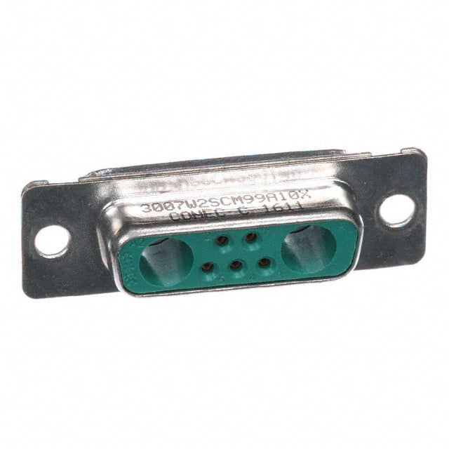 3007W2SCM99A10X CONN D-SUB RCPT 7POS SLDR CUP