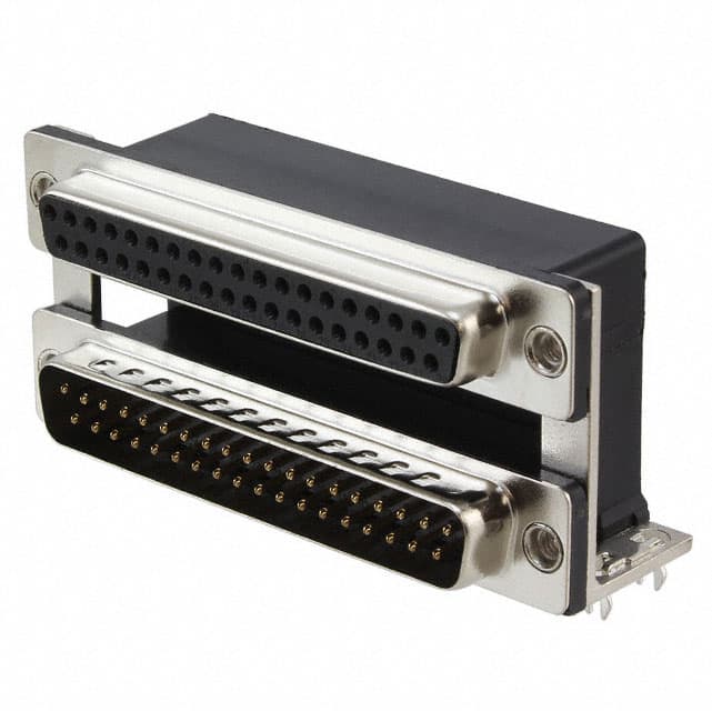 ASUB-277-37TP25 CONN D-SUB PLUG/RCPT 37P R/A SLD