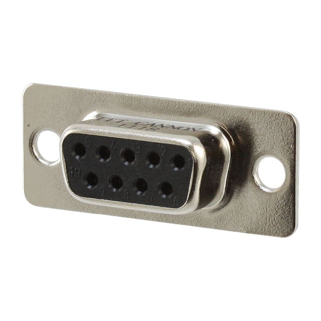 DE-9S-A197 CONN D-SUB RCPT 9POS PNL MNT