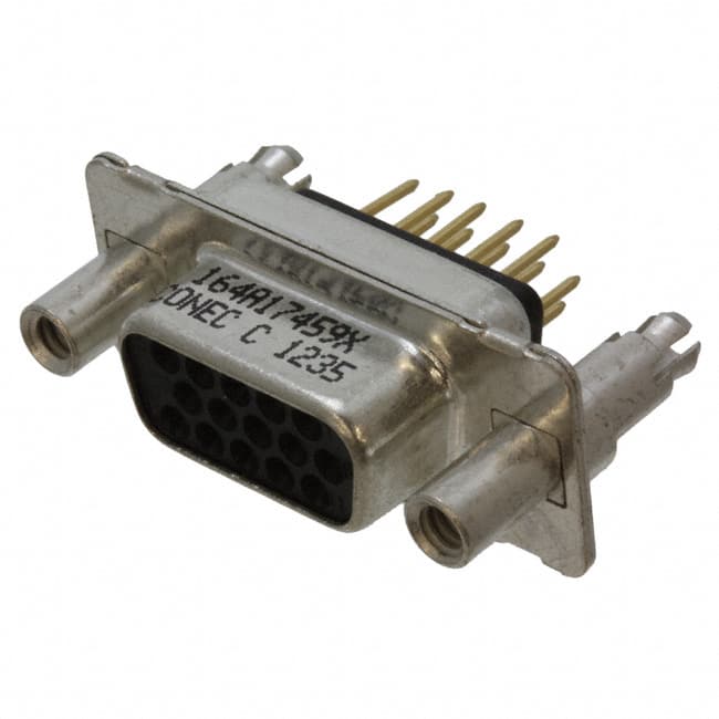 164A17459X CONN D-SUB HD RCPT 15P VERT SLDR