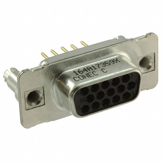 164A17359X CONN D-SUB HD RCPT 15P VERT SLDR