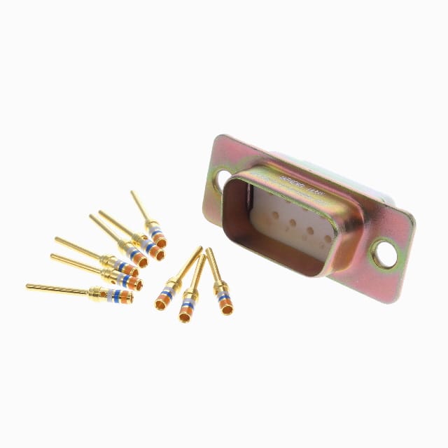 M2430841Z CONN D-SUB PLUG 9P PNL MT CRIMP