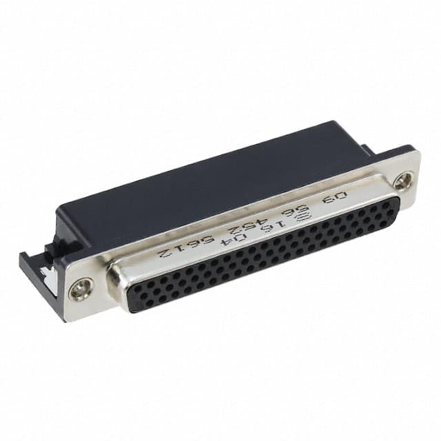 09564527612 CONN D-SUB HD RCPT 62P R/A SLDR