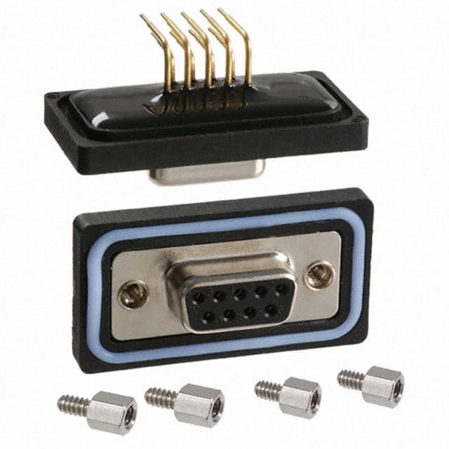 A-DF 09 AA-WP CONN D-SUB RCPT 9POS R/A SLDR
