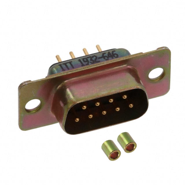 M24308/24-1F CONN DSUB PLUG 9POS PNL MNT SLDR