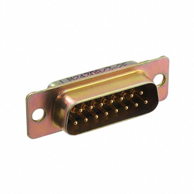 M24308/3-2F CONN D-SUB PLUG 15POS PNL MNT