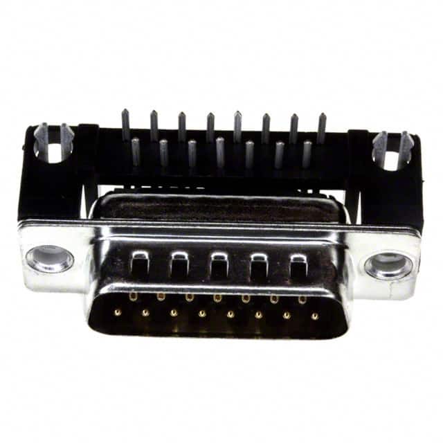 FCE17-A15PA-450 CONN D-SUB PLUG 15POS R/A SLDR