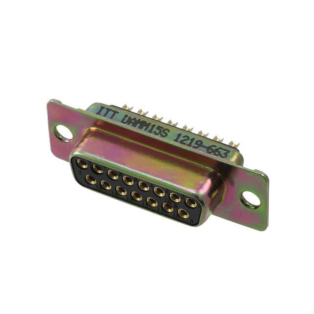 DAMM-15S CONN D-SUB RCPT 15POS PNL MNT