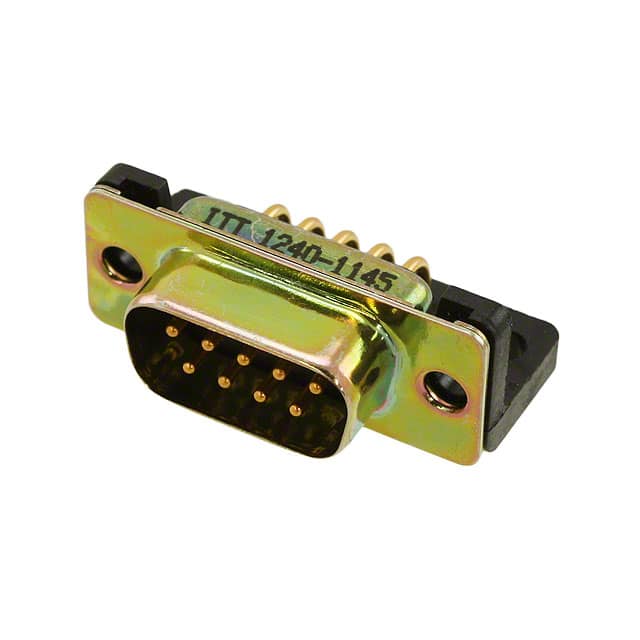 DEMM-9P-L CONN D-SUB PLUG 9POS R/A SLDR