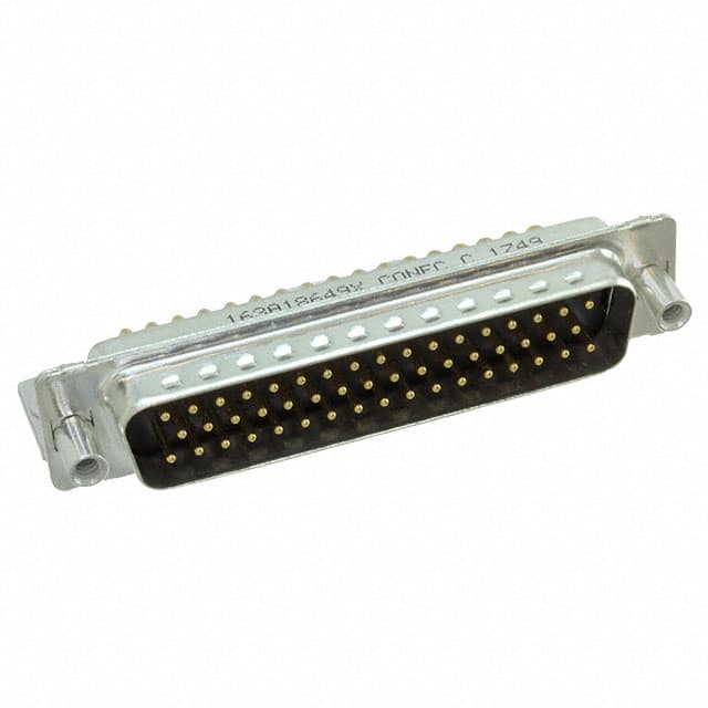 163A18649X CONN D-SUB PLUG 50POS R/A SLDR