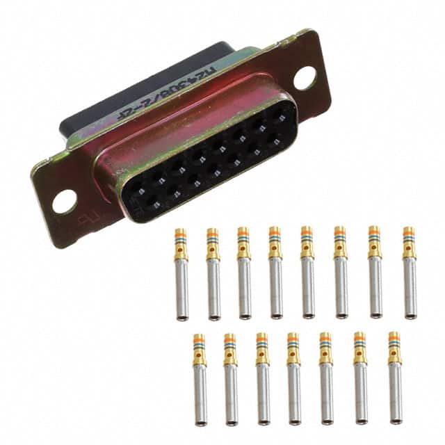 205557-2 CONN D-SUB RCPT 15POS CRIMP