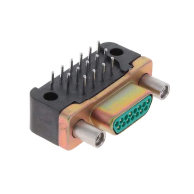 DCCM15PCBRP CONN MICRO-D PLUG 15POS R/A SLDR