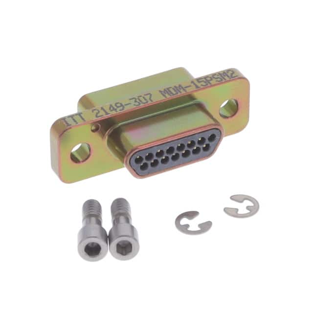 MDM-15PSM2 CONN MICRO-D PLUG 15POS PNL MNT