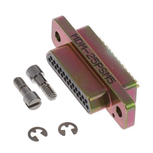 MDM-25PSM5 CONN MICRO-D PLUG 25POS PNL MNT