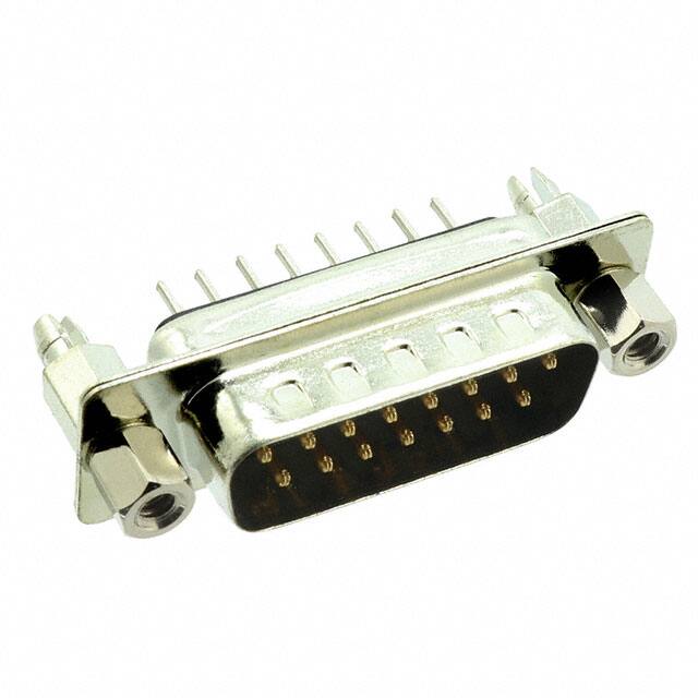 DA15-PT-1-BL-JS CONN D-SUB PLUG 15POS VERT SLDR