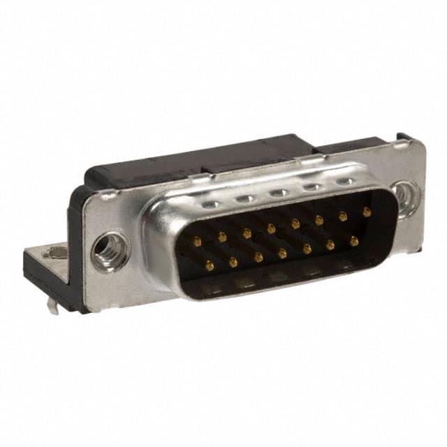 D15P13A4GX00LF CONN D-SUB PLUG 15POS R/A SLDR