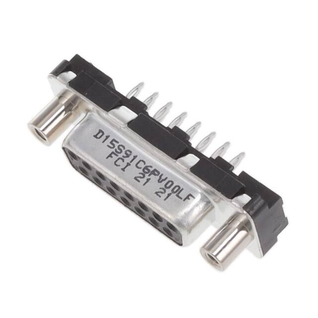 D15S91C6PV00LF CONN D-SUB RCPT 15P VERT PRESS