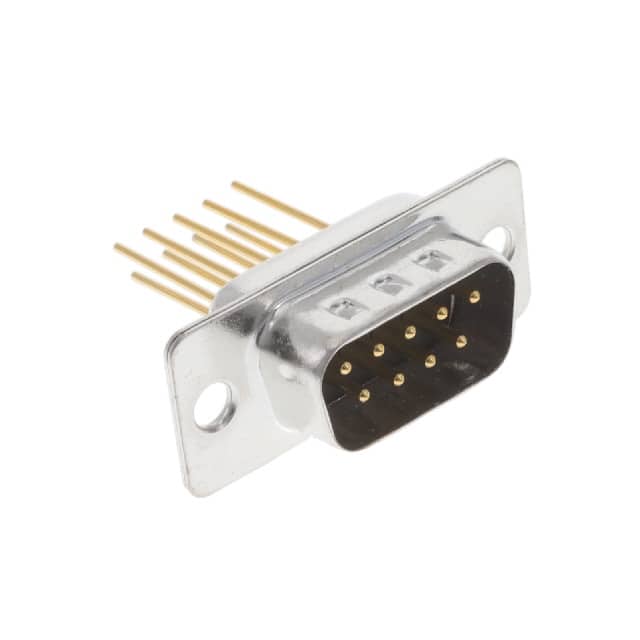 DE09-PT-2 CONN D-SUB PLUG 9POS VERT WW