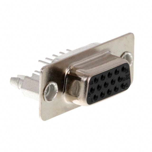 10090929-S156XLF CONN D-SUB HD RCPT 15P VERT SLDR