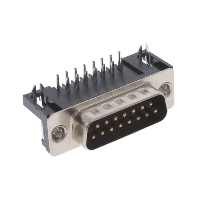 K22X-A15P-N CONN D-SUB PLUG 15POS R/A SLDR