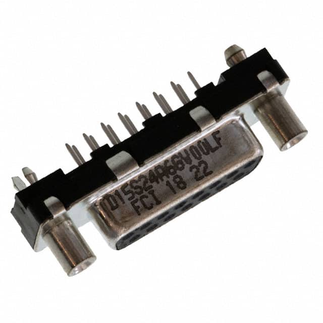 D15S24A6GV00LF CONN D-SUB RCPT 15POS VERT SLDR