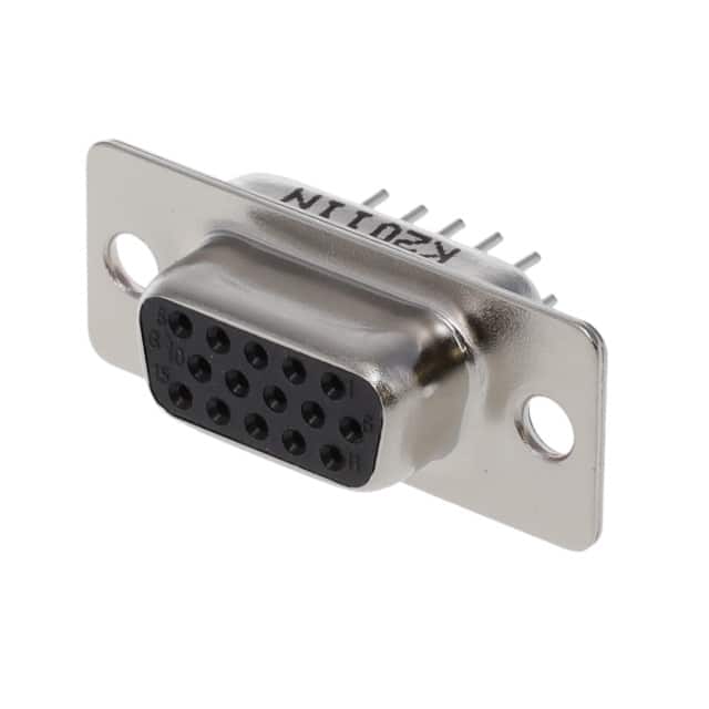 K86X-ED-15S CONN D-SUB HD RCPT 15P VERT SLDR