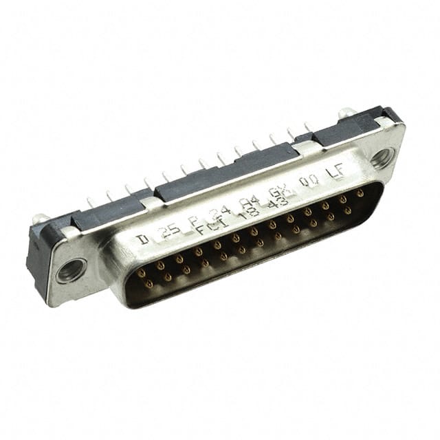 D25P24A4GX00LF CONN D-SUB PLUG 25POS VERT SLDR