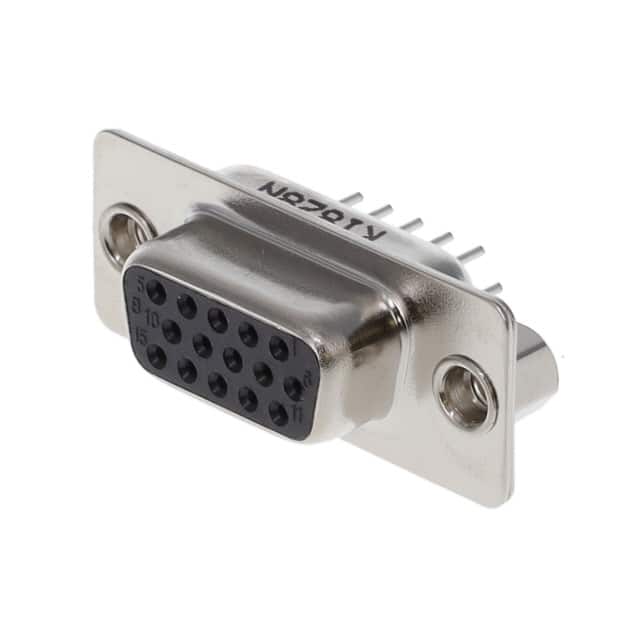 K86X-ED-15S-K CONN D-SUB HD RCPT 15P VERT SLDR