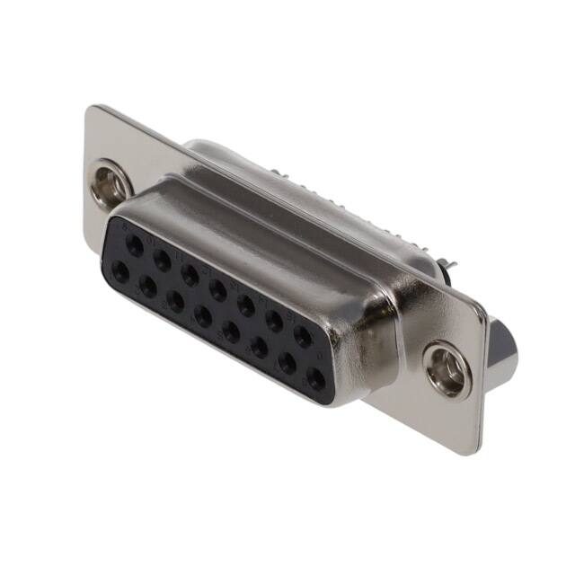 K85X-AA-15S-K CONN DSUB RCPT 15P VERT SLDR CUP