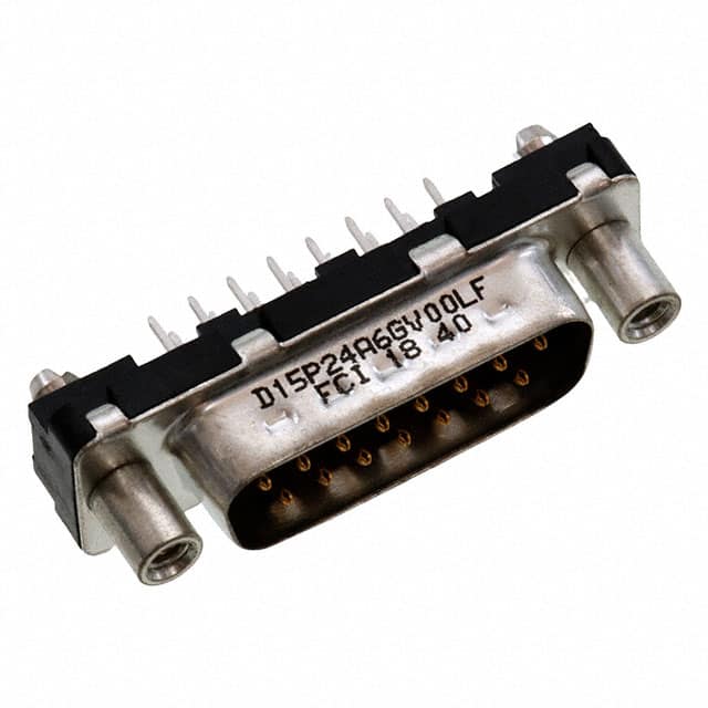D15P24A6GV00LF CONN D-SUB PLUG 15POS VERT SLDR