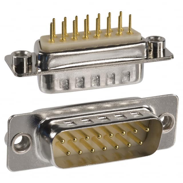 172-E15-113R011 CONN D-SUB PLUG 15P PNL MNT SLDR