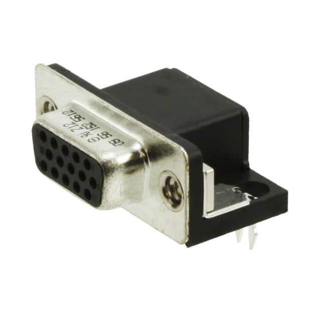 09561525612 CONN D-SUB HD RCPT 15P R/A SLDR