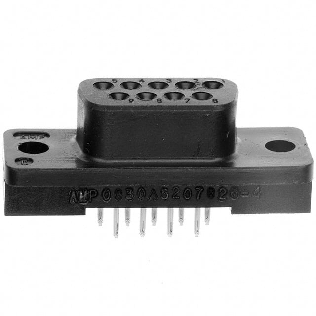 5207826-4 CONN D-SUB RCPT 9POS VERT SLDR