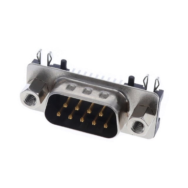 K202XHT-E9P-NJ CONN D-SUB PLUG 9P SMD R/A SLDR