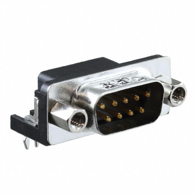 6E17C009PAJ221 CONN D-SUB PLUG 9POS R/A SLDR