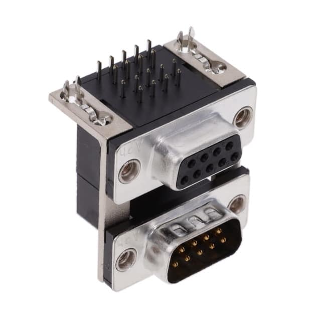 L17H2122120 CONN D-SUB PLUG/RCPT 9P R/A SLDR