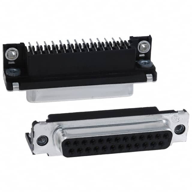 747846-3 CONN D-SUB RCPT 25POS R/A SLDR