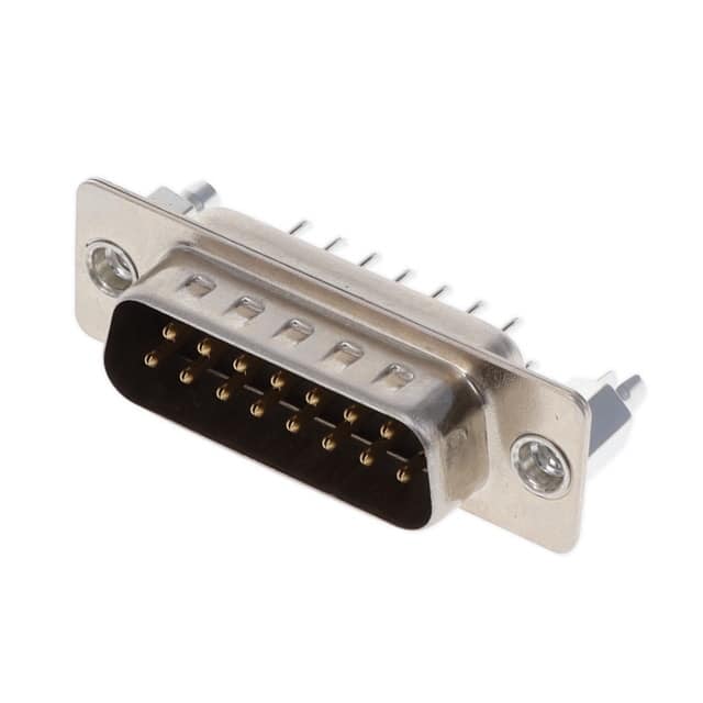 K85X-AD-15P-BR CONN D-SUB PLUG 15POS VERT SLDR