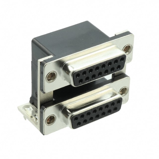 L17H2442120 CONN D-SUB RCPT 15POS R/A SLDR