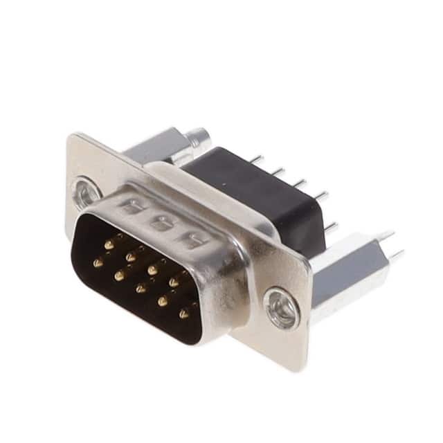K88X-ED-9P-BR CONN D-SUB PLUG 9POS VERT SLDR