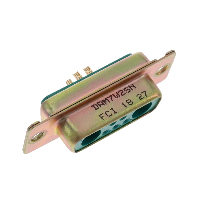 DAM7W2SN CONN DSUB RCPT 7POS SLDR CUP