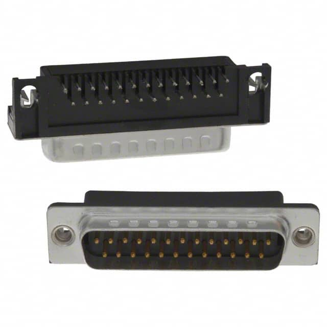 6E17C-025P-AJ-121 CONN D-SUB PLUG 25POS R/A SLDR