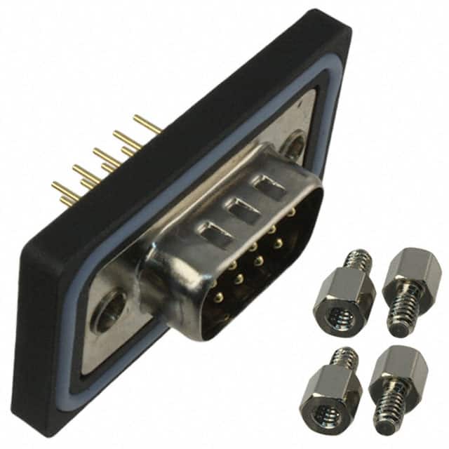 A-DS 09 PP-WP CONN D-SUB PLUG 9P PNL MNT SLDR